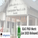 KAU PhD Merit List 2025 Released; Check Details Here